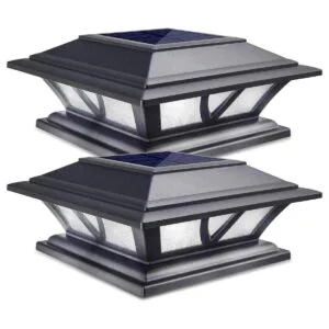 Siedinlar Luces solares para poste al aire libre 2 modos_1