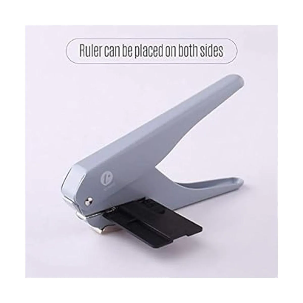 Fromthenon Perforadora de papel de mano con regla para_5