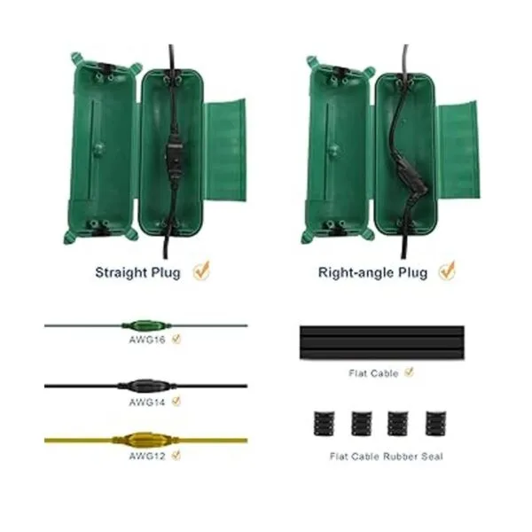 Restmo Paquete de 2 cajas impermeables IP44 para_3