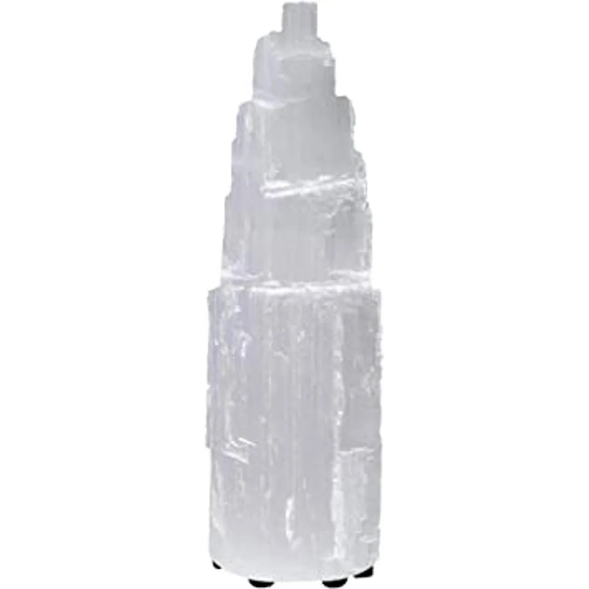 Himalayan Glow Lámpara de rascacielos de selenita natural_1