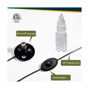 Himalayan Glow Lámpara de rascacielos de selenita natural_6