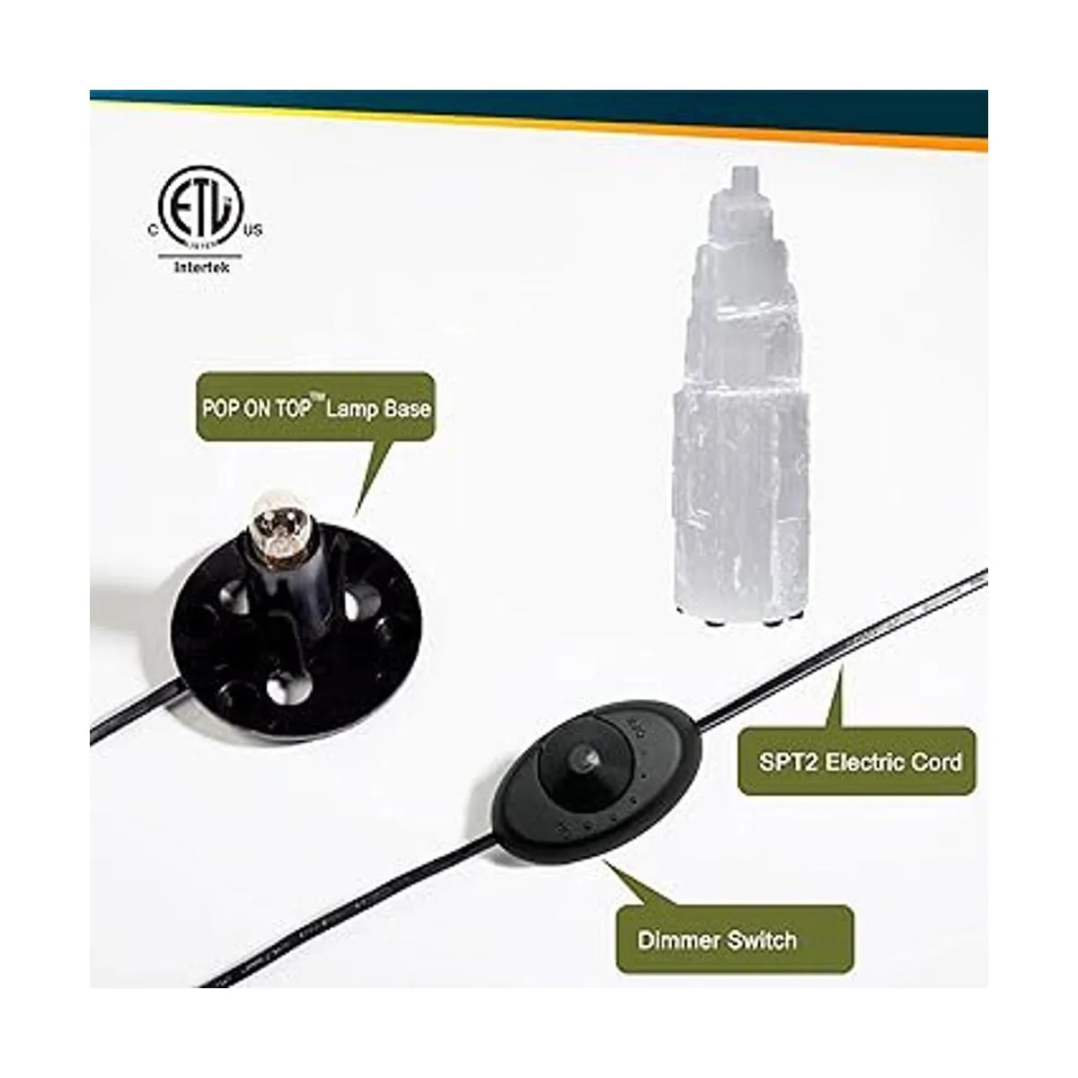 Himalayan Glow Lámpara de rascacielos de selenita natural_6