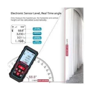 MiLESEEY Dispositivo de medición láser cinta métrica_2