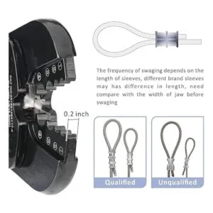 IWISS Herramienta de prensado de cuerda de alambre para_6