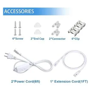 LED Shop Light 2ft 24W 2680LM Super Bright T8 LED Light