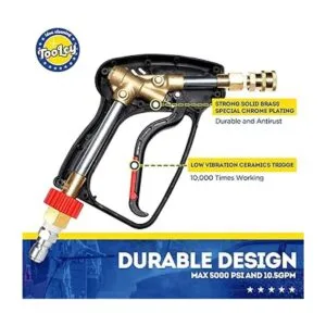 Pistola corta para lavadora a presión grado comercial de