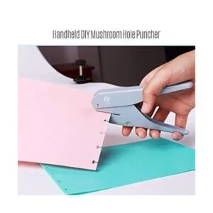 Fromthenon Perforadora de papel de mano con regla para_3