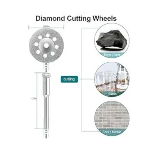 Juego de 60 ruedas de corte rotativas 545 ruedas de