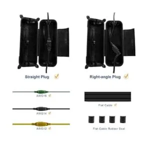 Restmo Paquete de 2 cajas de conexión impermeables IP44_3