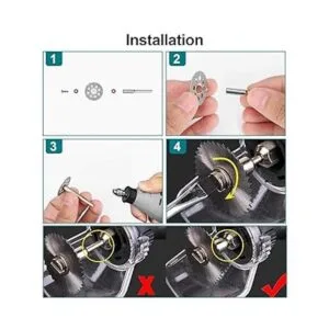 Juego de 60 ruedas de corte rotativas 545 ruedas de