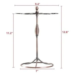 GeLive Soporte para copas de vino de bronce con 6_5