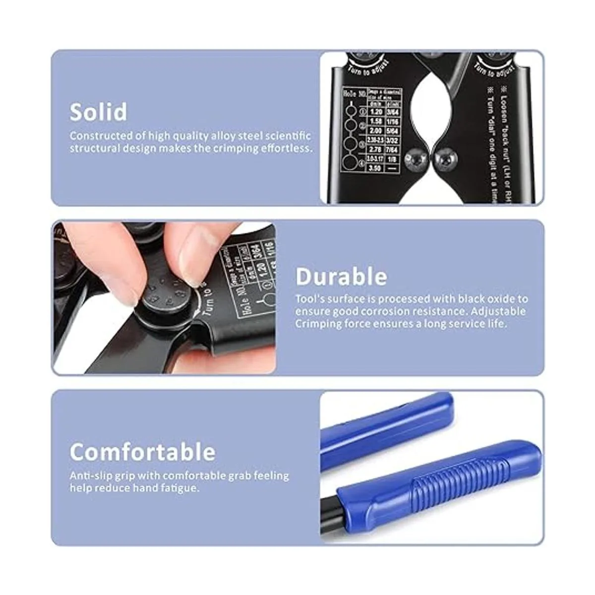 IWISS Herramienta de prensado de cuerda de alambre para_5