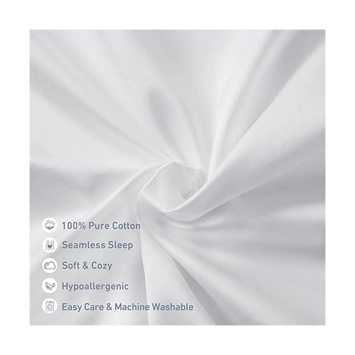 Leeden Funda de almohada de algodón para el cuerpo de 800_4