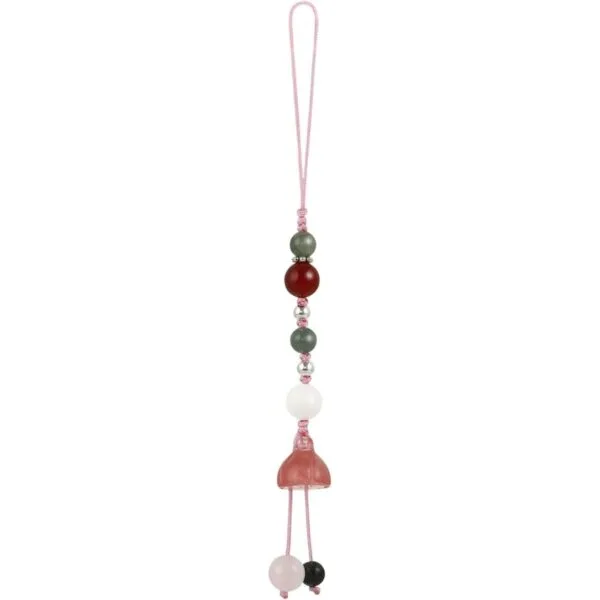 Hemobllo Correa de teléfono celular dije de jade para_2