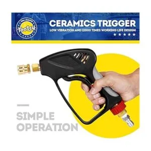 Pistola corta para lavadora a presión grado comercial de