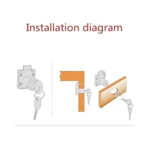 Cerradura de cajón de gabinete cerradura de buzón modelo_6