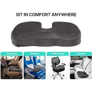 Foverhom Cojín de asiento de gel para sentarse durante_5