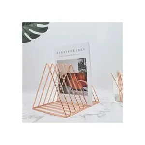 ESAEPRES Soporte para revistas de oro rosa organizador_2