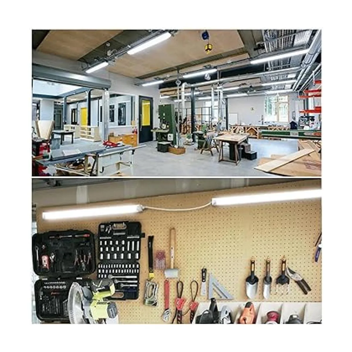 LED Shop Light 2ft 24W 2680LM Super Bright T8 LED Light