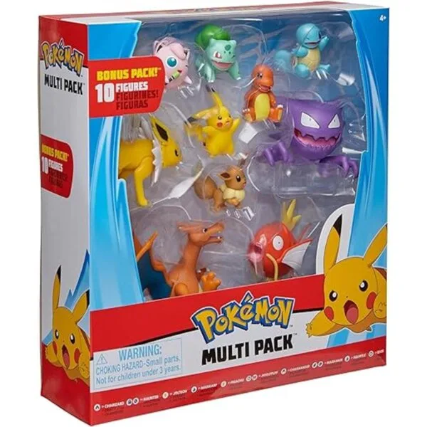 Pokemon Paquete de 10 figuras oficiales de batalla_5