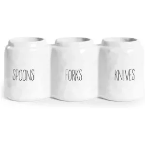 Barnyard Designs Soporte para cuchillos de tenedor