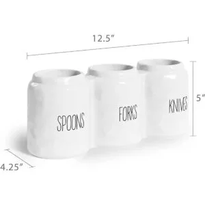 Barnyard Designs Soporte para cuchillos de tenedor