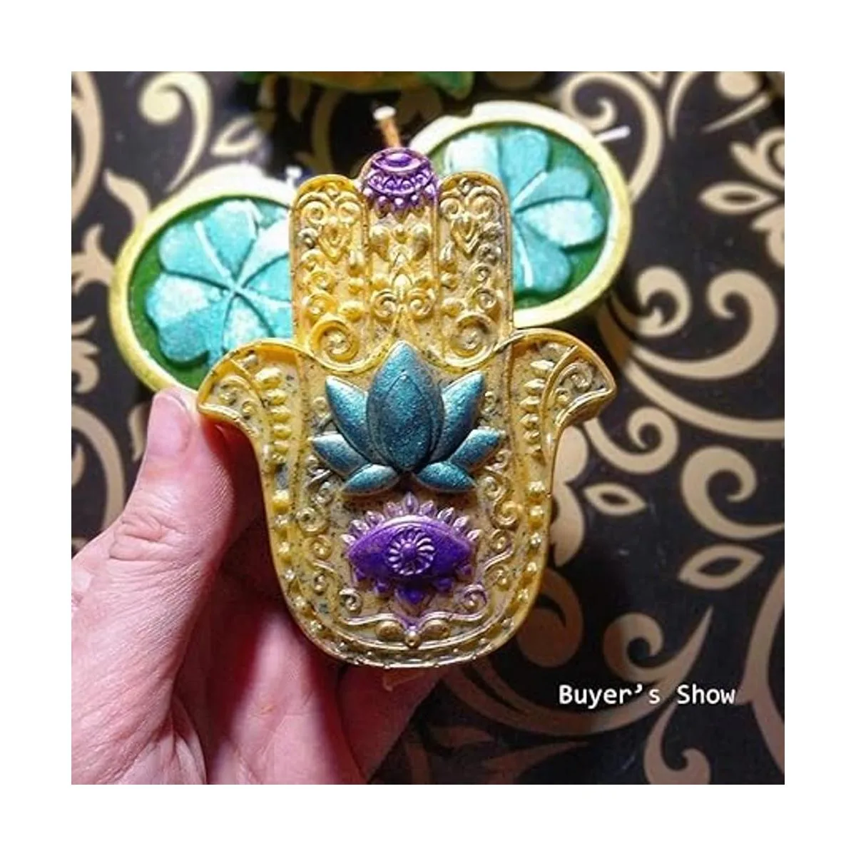 HAMSA Molde de silicona para jabón de manos de Hamsa