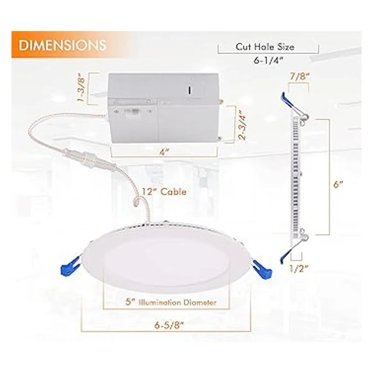 Luces empotrables de 6 pulgadas_5