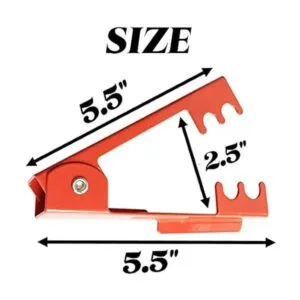 Tihood Juego de 3 peladores de espinas y hojas para