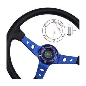 RASTP Volante universal para coche 13.780 in 6 pernos_5