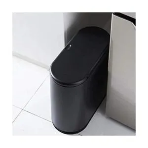 IEEK Bote de basura de plástico con tapa superior a_4