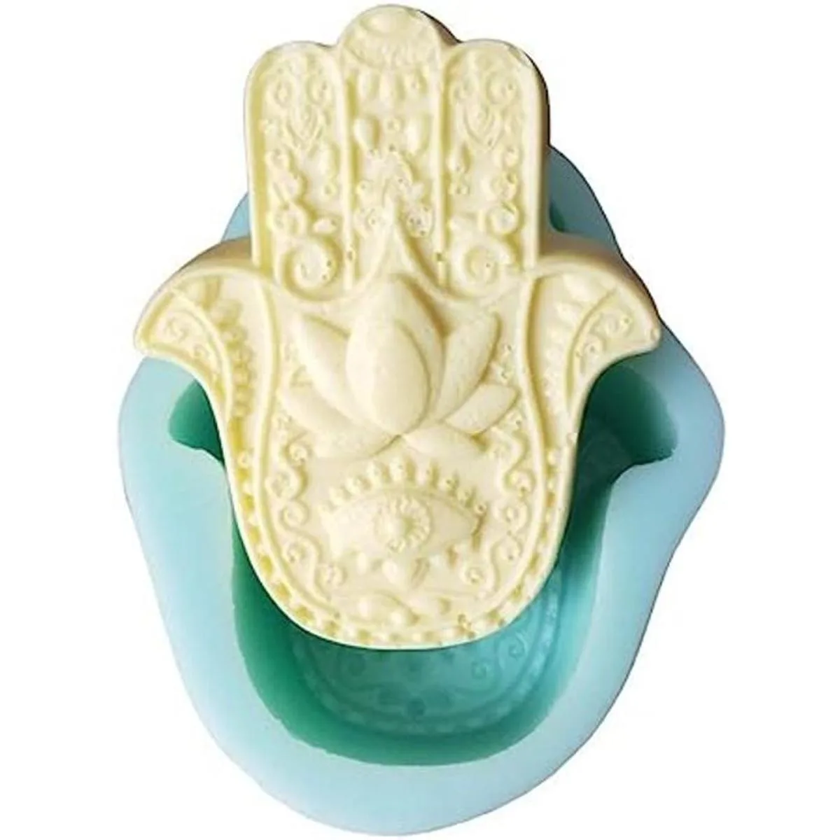 HAMSA Molde de silicona para jabón de manos de Hamsa