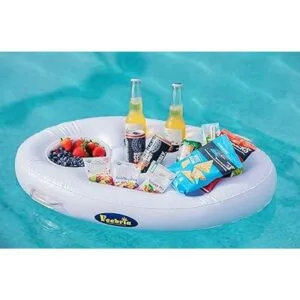 FEEBRIA Soporte inflable flotante para bebidas con 9_6