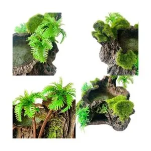 Hamiledyi rbol Artificial Tronco Reptil Plataforma Resina_4