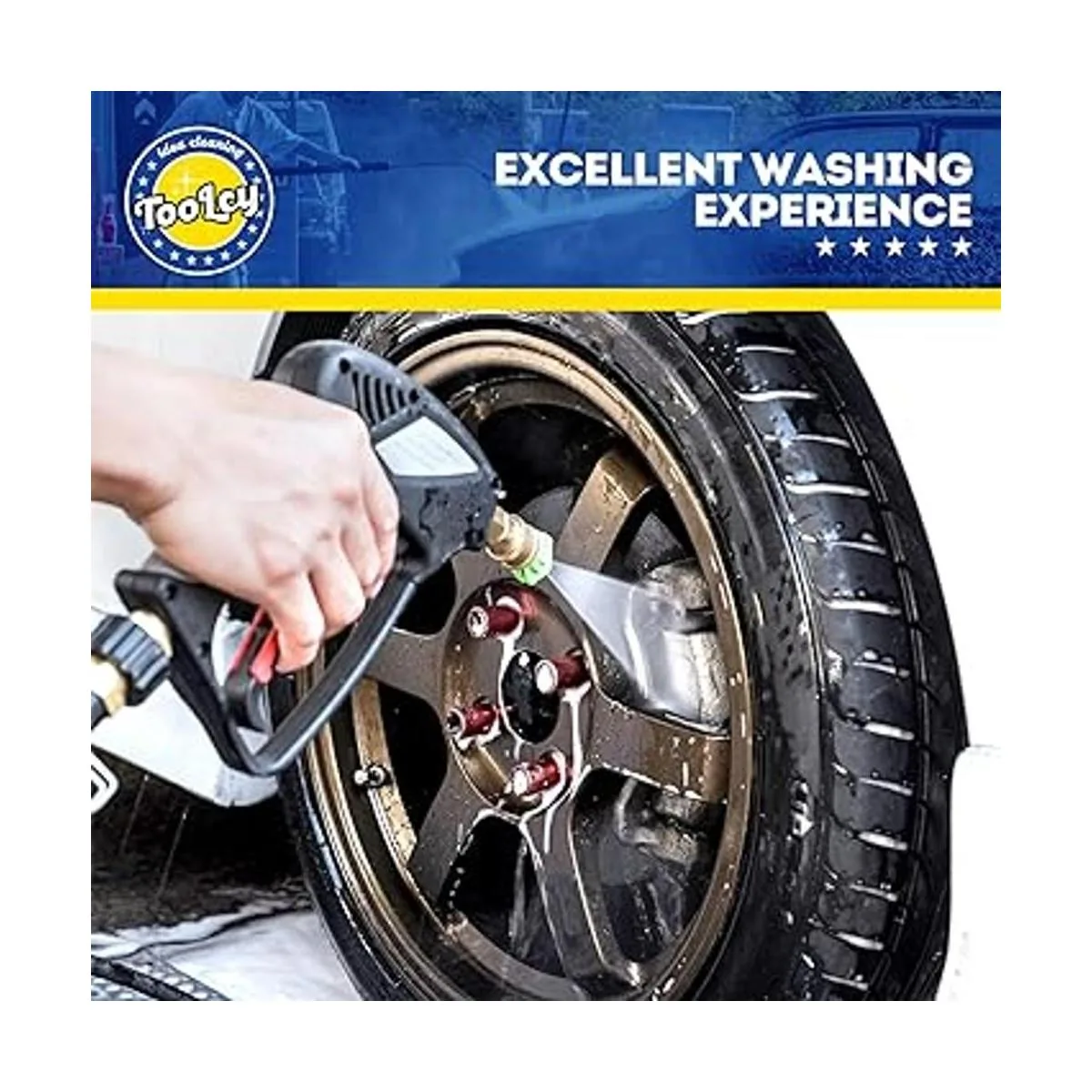 Pistola corta para lavadora a presión grado comercial de