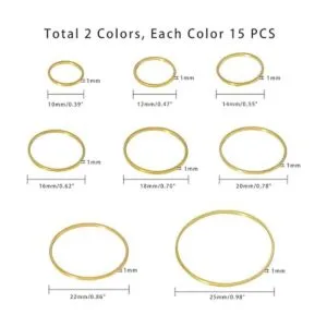 PH PandaHall 240 piezas de 8 tamaños