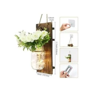 AerWo 2 apliques para decoración de pared hechos a mano_4