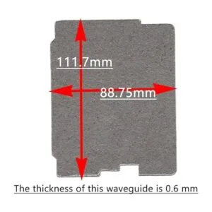 2 piezas del horno de microondas Mica Waveguide adecuadas_2