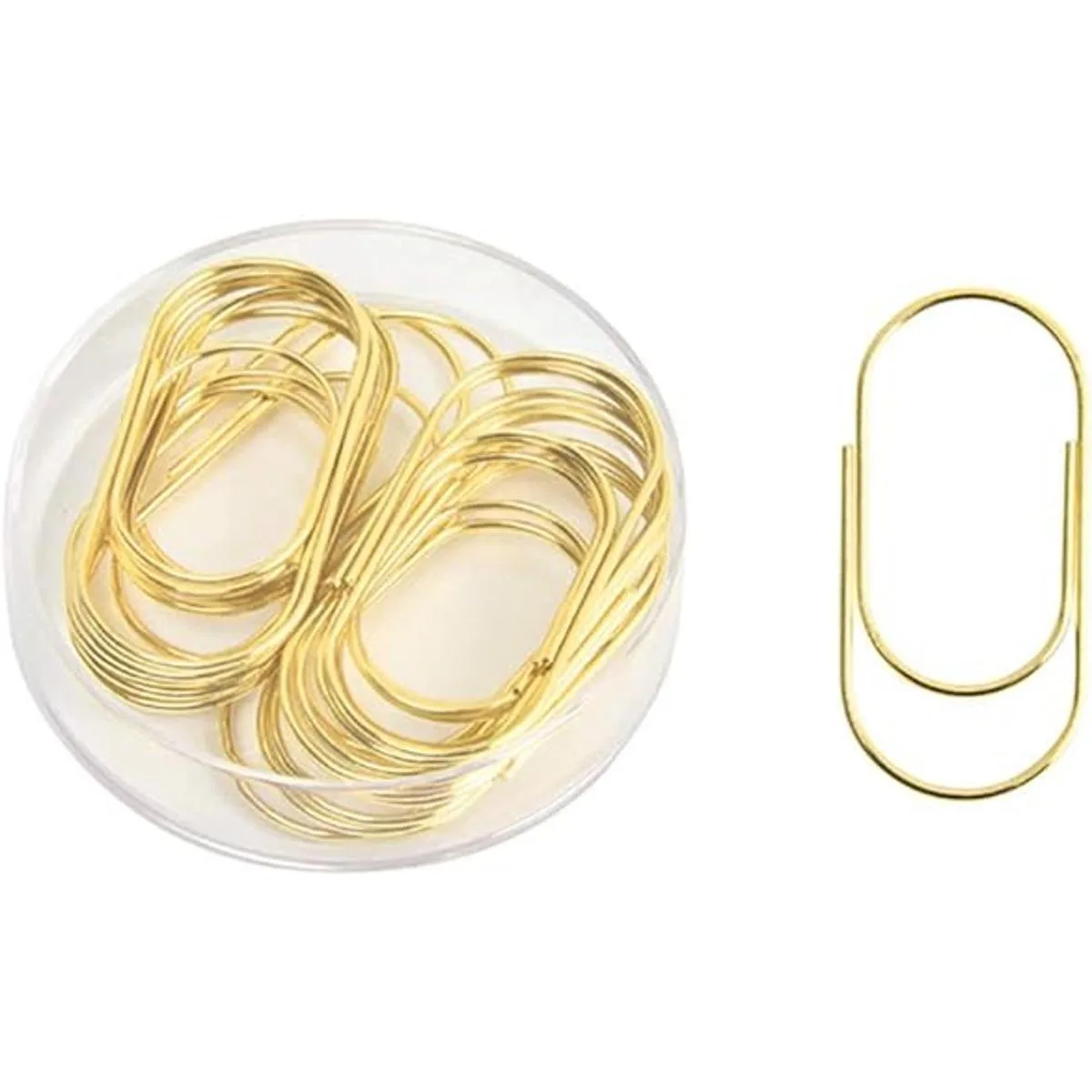 Clips de papel 1.97 pulgadas. Dorado_1