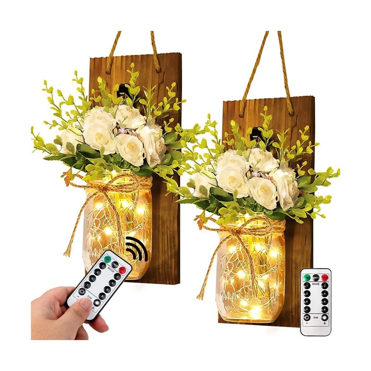 AerWo 2 apliques para decoración de pared hechos a mano_1