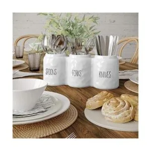 Barnyard Designs Soporte para cuchillos de tenedor