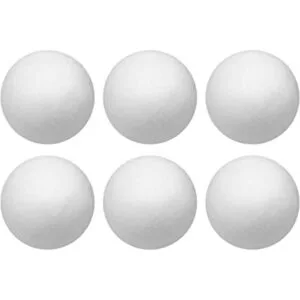 Crafjie Bolas de espuma para manualidades de 6 pulgadas de
