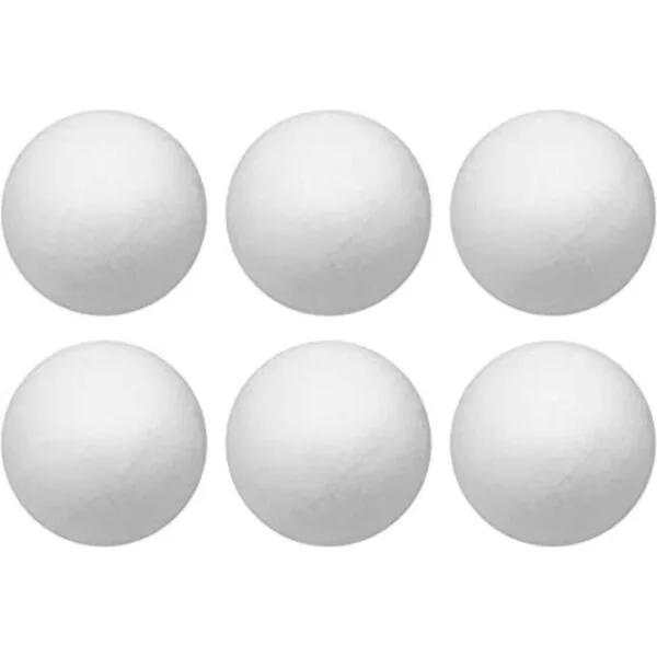 Crafjie Bolas de espuma para manualidades de 6 pulgadas de