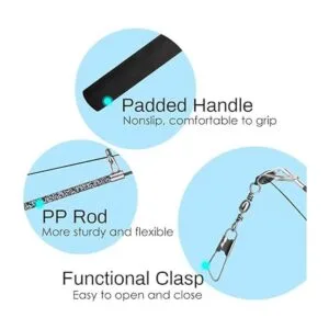 Pawaboo Juguete de varita de plumas para gatos paquete de_6