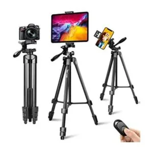 Lusweimi Trípode de 60 pulgadas para iPad iPhone trípode_1