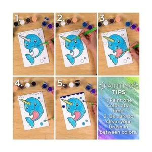 Juego de lienzo y pintura preimpreso. Paneles de lienzo_3