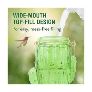 PerkyPet 91111SR Comedero de vidrio para colibríes con_3