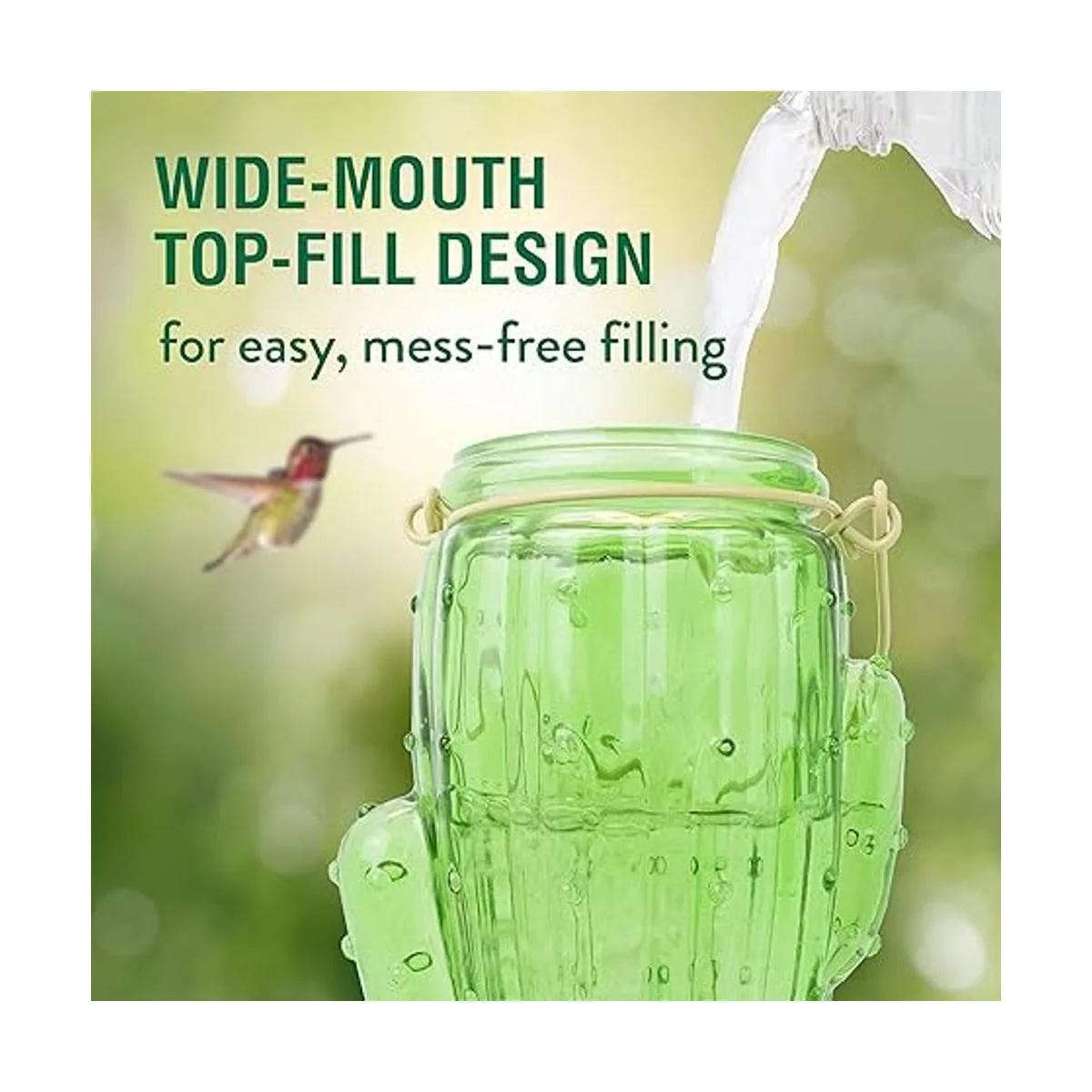 PerkyPet 91111SR Comedero de vidrio para colibríes con_3