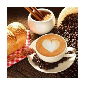 72 plantillas de decoración de café plantilla de arte de