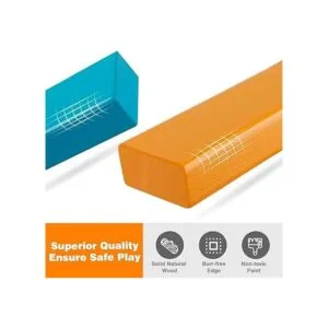 Coogam Juego de apilamiento de bloques de madera con bolsa_4